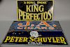 Three enameled cigar tobacco advertising signs to include Peter Schuyler Cigar (12" x 36"); The Royal Smoke King Perfectos Cigar 