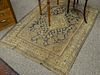Two Oriental rugs to include Hamadan Oriental throw rug (3'4" x 5') and Caucasian (4'4" x 5'10") (both worn).