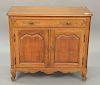 Kindel fruitwood Louis XV style server. ht. 34in., wd. 39 1/2in.