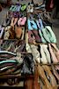 Table lot of woman's shoes to include Newport News, Sharif, Rara Avis, Ros Hommerson, Tribeca Studio, Naturalizer, leather boots, fl...