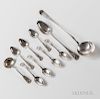 Ten Pieces of Scottish Sterling Silver Flatware