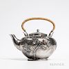 Durgin Sterling Silver and Mixed-metal Teapot