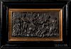 W. Lovatt Black Basalt Roman Warrior Plaque