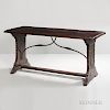 Spanish Carved and Painted Oak Refectory Table