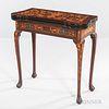Marquetry-inlaid Gate-leg Game Table