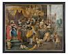 * Studio of Frans Francken the Younger, (Flemish, Late 16th/Early 17th Century), The Feast of Esther (two works), David and Abig
