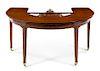 A George III Mahogany Wine Tasting Table Height 28 3/4 x width 60 x depth 30 1/4 inches (closed).