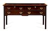 A Georgian Style Mahogany Sideboard Height 33 x width 60 x depth 15 3/4 inches.