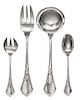 A Group of French Silver Flatware Articles, Tetard Freres, Retailed by Cartier, Paris, 20th Century, comprising: 7 pastry forks
