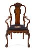 An American Mahogany Armchair Height 40 inches.