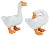Pair of Chinese Export Porcelain Geese
