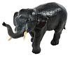 Bronze Japanese Elephant With Upturned Trunk