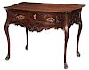Portuguese Baroque Carved Mahogany Table