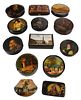 13 Painted Miniature Boxes