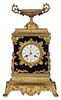 French Ormolu and Marble Mantel Clock