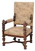 Renaissance Revival Figural Arm Chair