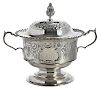 Warner Coin Silver Covered Bowl
