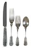 Fiddle and Thread Sterling Flatware, 50 Pieces
