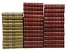 Two Leather-Bound Sets of Longfellow and Cooper