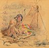 Charles M. Russell (1864-1926), Seated Indian (circa 1915)