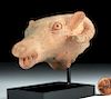 Greek Terracotta Ram's Head