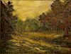 Robert Rafailovich Falk, Russian (1886-1958) oil on canvas, landscape. Signed lower left. Good cond