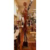 Colossal Size Contemporary Modern Abstract Iron Figural Sculpture. Unsigned. Normal wear to surface