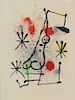 Joan Miro "Herdes D'ete' Original Color Lithograph