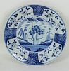 Antique Blue & White Pottery Dish