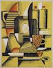 GLEIZES, Albert (Attributed). Mixed Media on Paper. Abstract