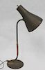 MIDCENTURY. Paavo Tynell Desk Lamp With Leather