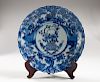 Japanese Blue and White Imari Charger