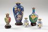 Chinese Cloisonne Vases 