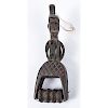West African Style Figural Heddle Pulley