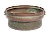 A Continental Copper Cistern, Diameter 26 1/4 inches.
