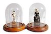 Two Continental Chess Pieces Height of each case 4 3/4 inches