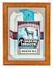 Two Smoking Tobacco Advertisements Framed: 22 1/4 x 16 3/4 inches