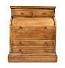 American Pine Four Drawer and Roll Top Cabinet Height 13 x width 11 1/2 x depth 6 3/4 inches