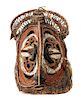 Papua New Guinea Rattan Yam Ceremony Mask Height 17 1/2 inches