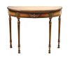 Neoclassical Style Console Table and Mirror Height of table 32 x width 39 1/2 x depth 16 inches