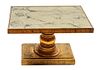 Neoclassical Low Table Height 14 1/2 x width 23 1/2 x depth 17 inches