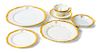 Set of Limoges Porcelain Plates Diameter of dinner plate 10 inches