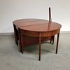 Federal-style Inlaid Mahogany Three-piece Banquet Table