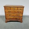 Chippendale Birch, Maple, and Pine Chest of Drawers