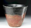 Egyptian Pre-Dynastic Naqada Blacktop Vase