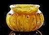 Roman Glass Bowl w/ Ribs - Beautiful Amber Color