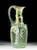 Beautiful Roman / Byzantine Glass Pouring Vessel