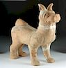 Large Chinese Han Dynasty Terracotta Dog - w/ TL