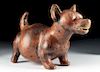 Adorable Colima Redware Dog Effigy Figural