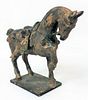 Chinese Cold Painted Mixed Metal Horse Sculpture
